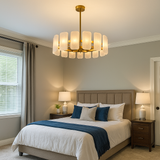Load image into Gallery viewer, Lissia Soft Linen Chandelier