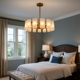 Load image into Gallery viewer, Lissia Soft Linen Chandelier