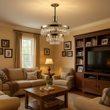 Load image into Gallery viewer, Soraya Royal Crystal Chandelier