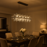 Load image into Gallery viewer, Selva Linear Prism Crystal Chandelier