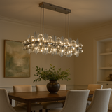Load image into Gallery viewer, Selva Linear Prism Crystal Chandelier