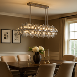 Load image into Gallery viewer, Selva Linear Prism Crystal Chandelier