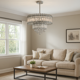 Load image into Gallery viewer, Velora Garnet Orb Chandelier