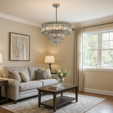 Load image into Gallery viewer, Velora Garnet Orb Chandelier
