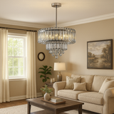 Load image into Gallery viewer, Velora Garnet Orb Chandelier